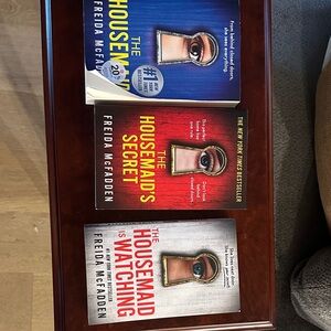 The Housemaid Trilogy Hardcover Book Set - Red, Blue, White Covers